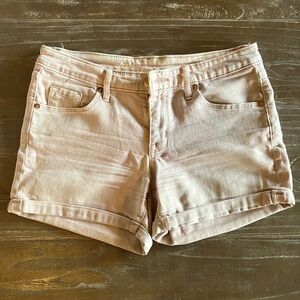 Women's Light Pink Denim Shorts